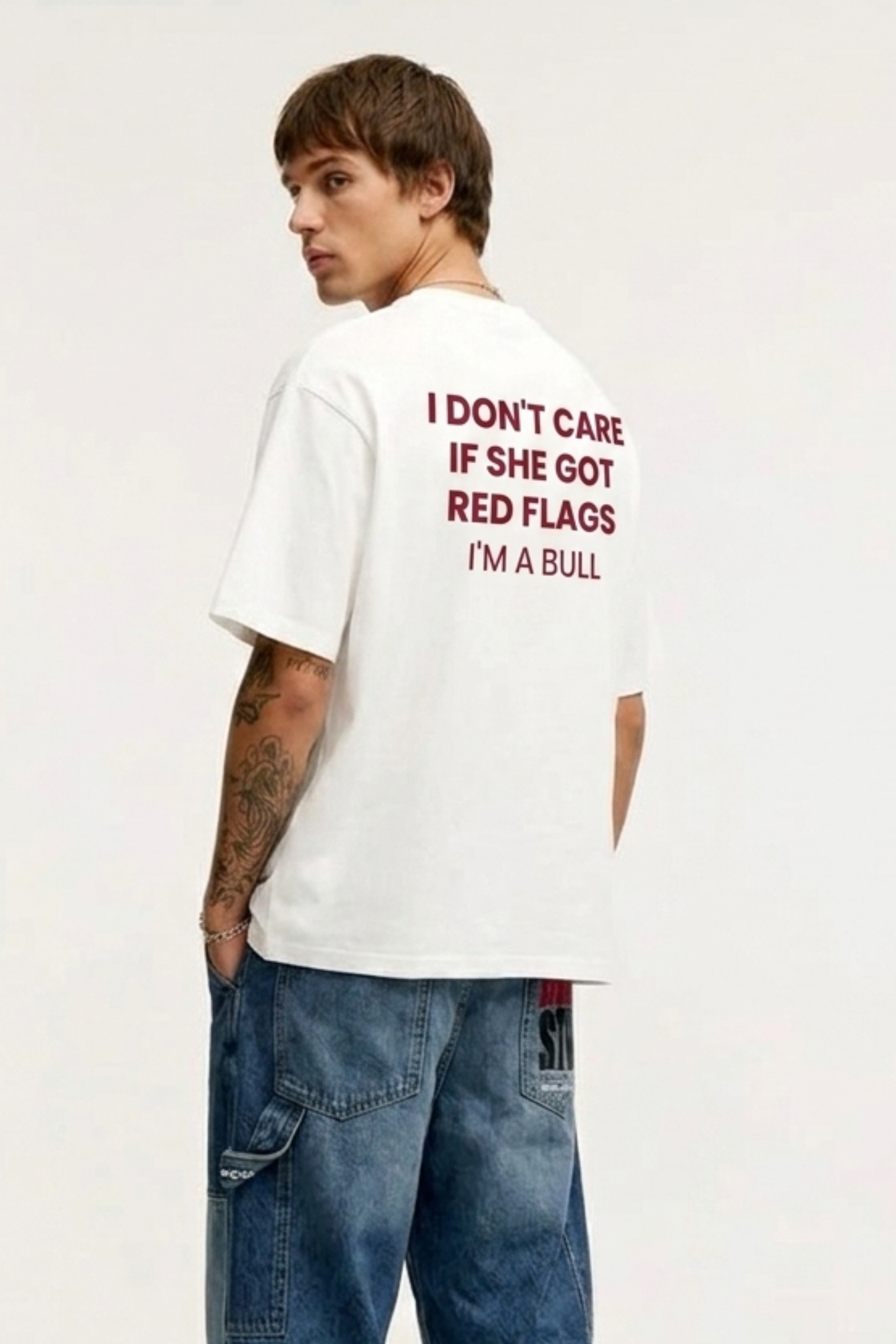 I Don't Care If She Got Red Flags I'm A Bull T-Shirt