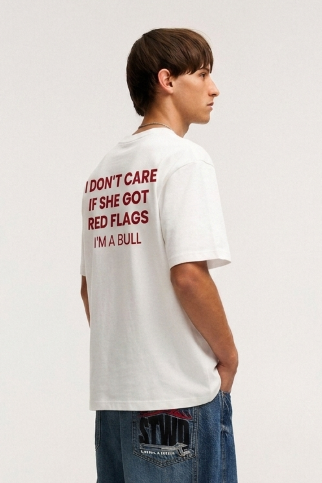 I Don't Care If She Got Red Flags I'm A Bull T-Shirt
