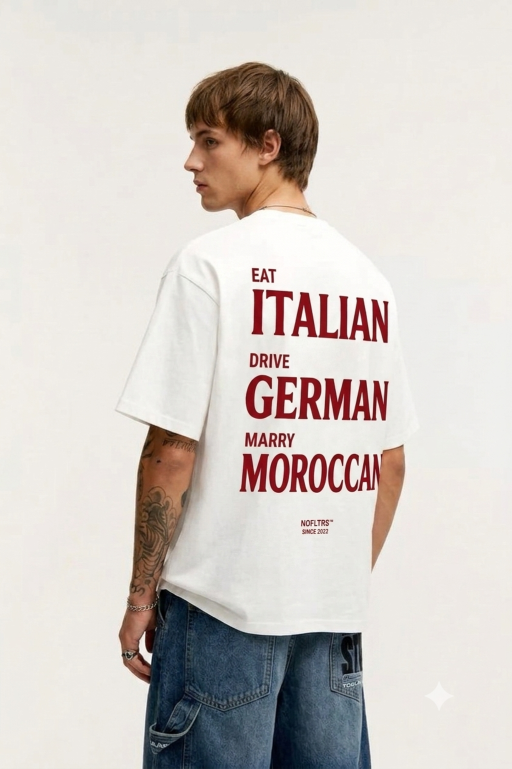 Eat Italian Drive German Marry Moroccan T-Shirt